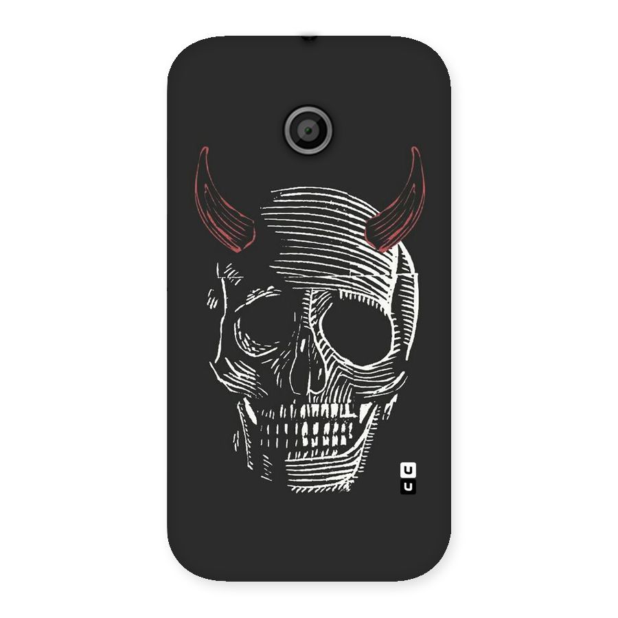 Spooky Face Back Case for Moto E