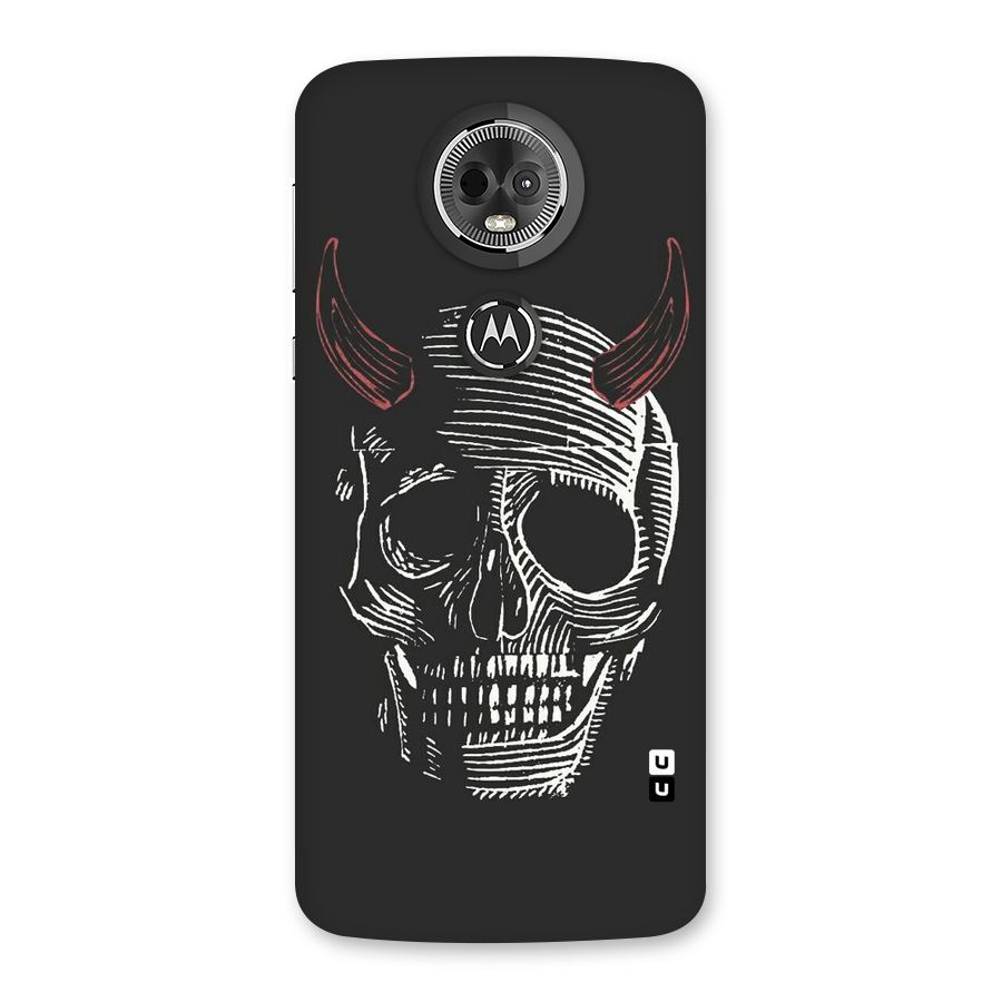 Spooky Face Back Case for Moto E5 Plus