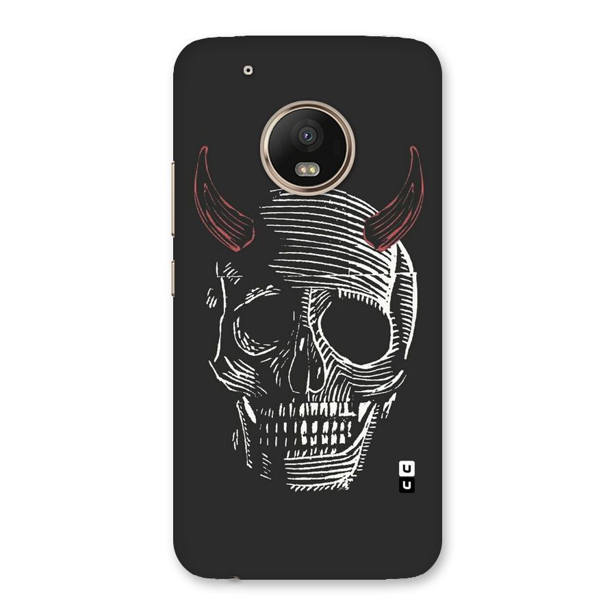 Spooky Face Back Case for Moto G5 Plus