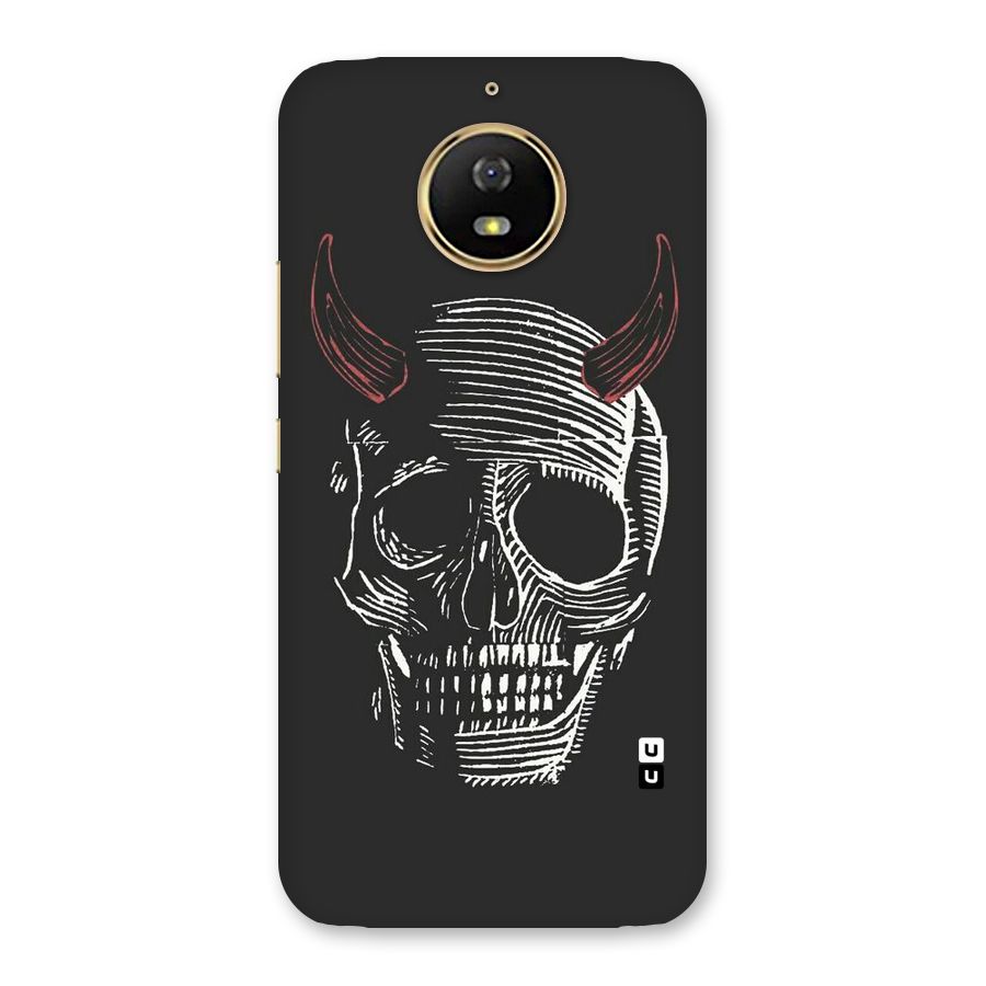 Spooky Face Back Case for Moto G5s