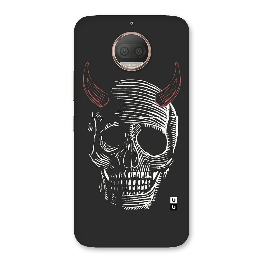 Spooky Face Back Case for Moto G5s Plus
