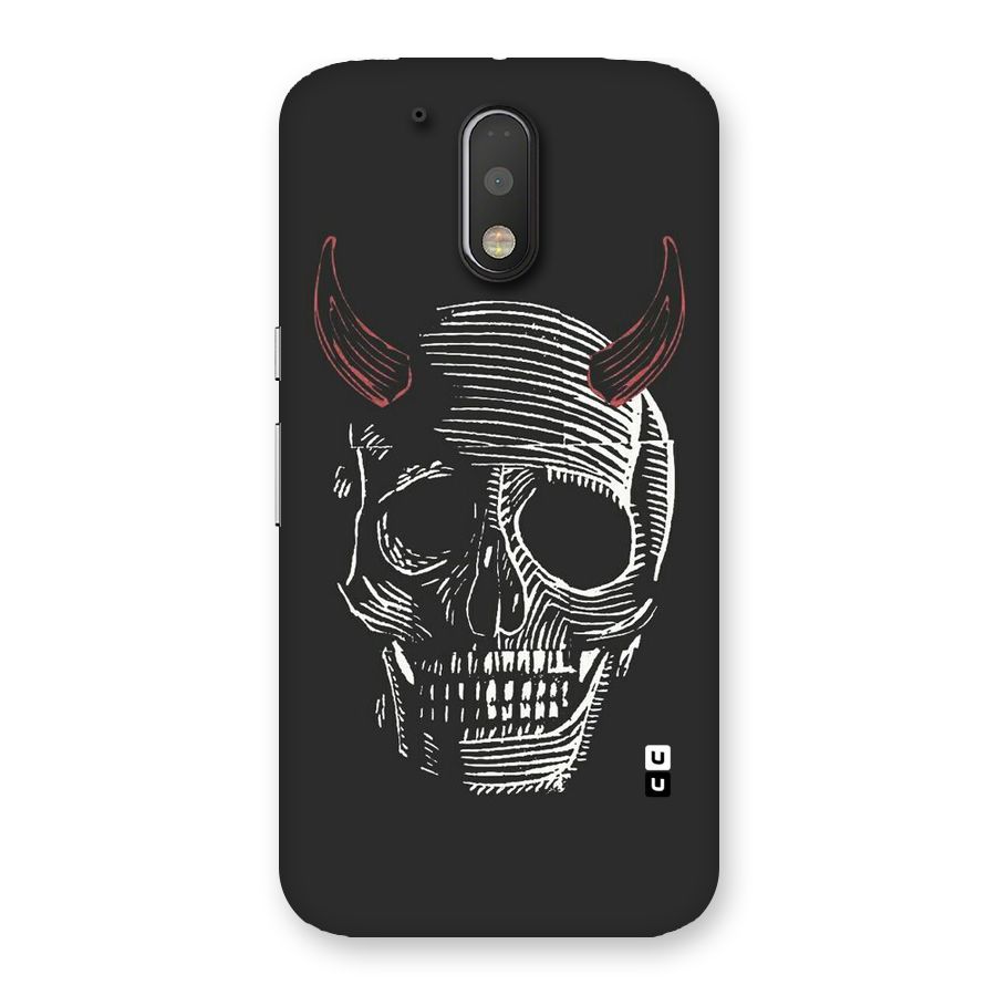Spooky Face Back Case for Motorola Moto G4 Plus