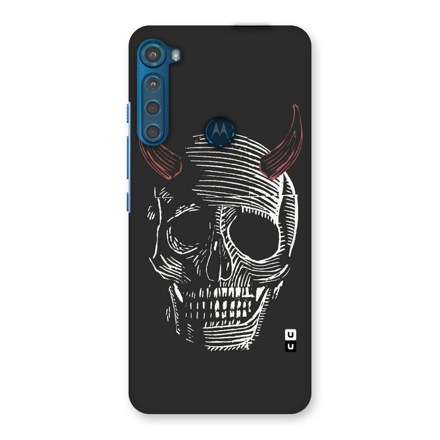 Spooky Face Back Case for Motorola One Fusion Plus