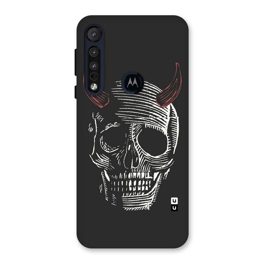 Spooky Face Back Case for Motorola One Macro