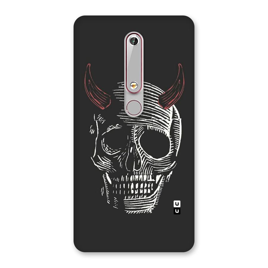 Spooky Face Back Case for Nokia 6.1