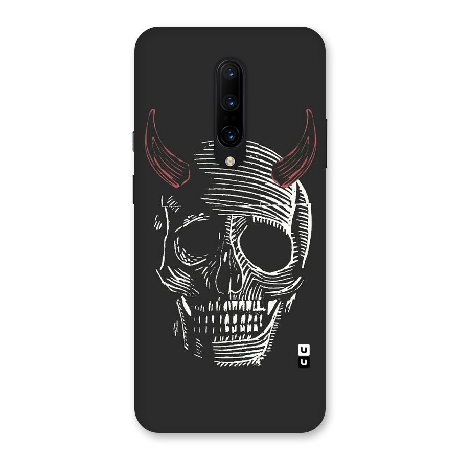 Spooky Face Back Case for OnePlus 7 Pro