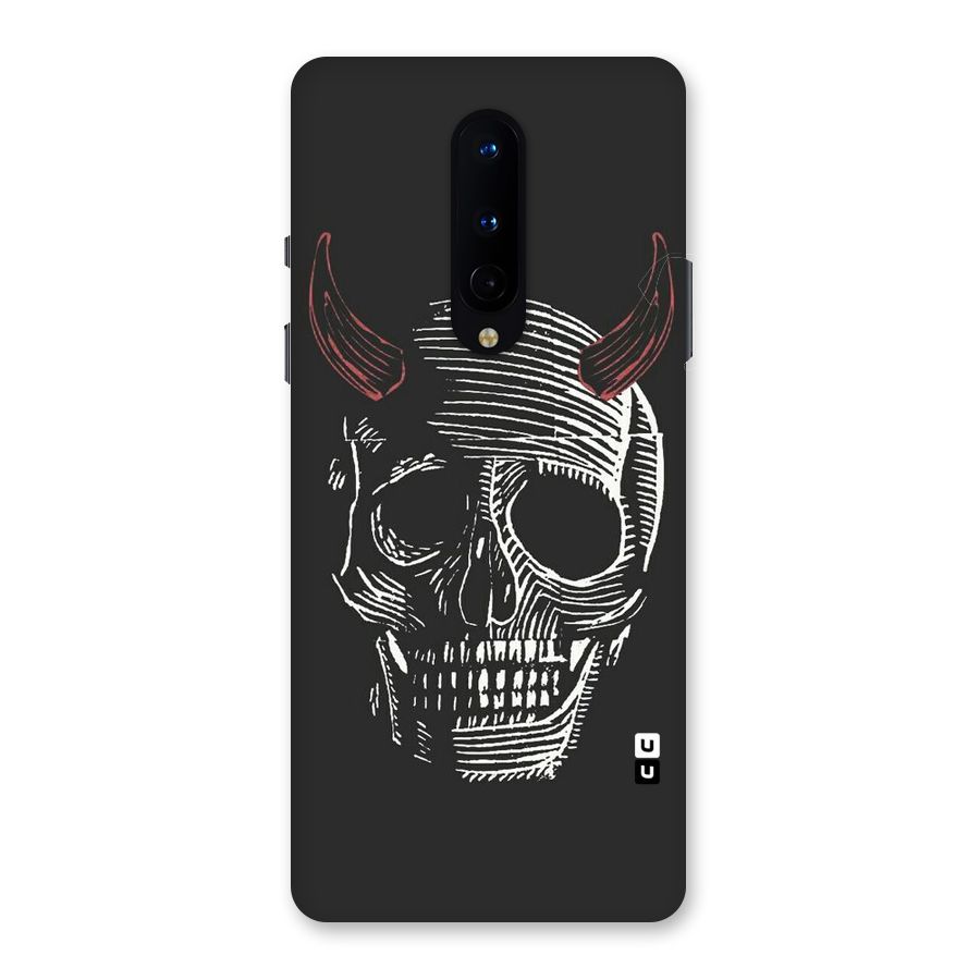 Spooky Face Back Case for OnePlus 8