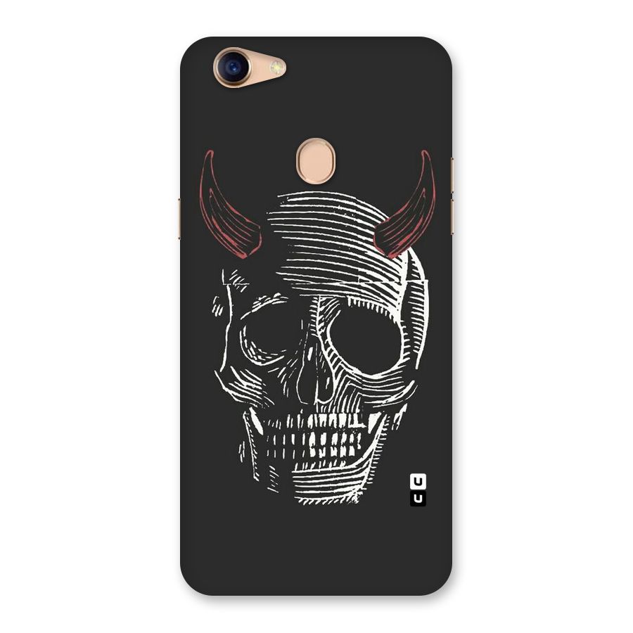 Spooky Face Back Case for Oppo F5 Youth
