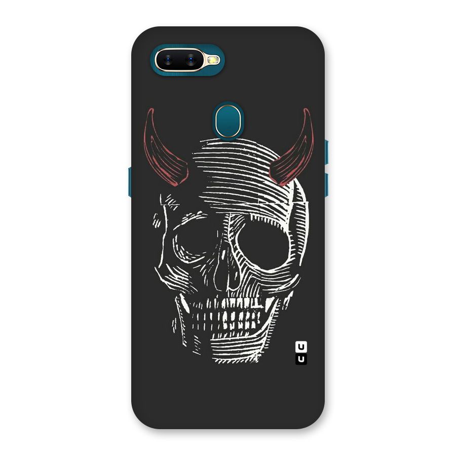 Spooky Face Back Case for Oppo A12s