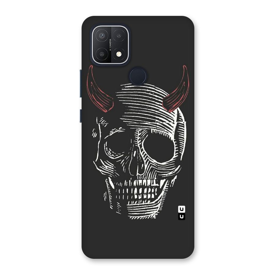 Spooky Face Back Case for Oppo A15s