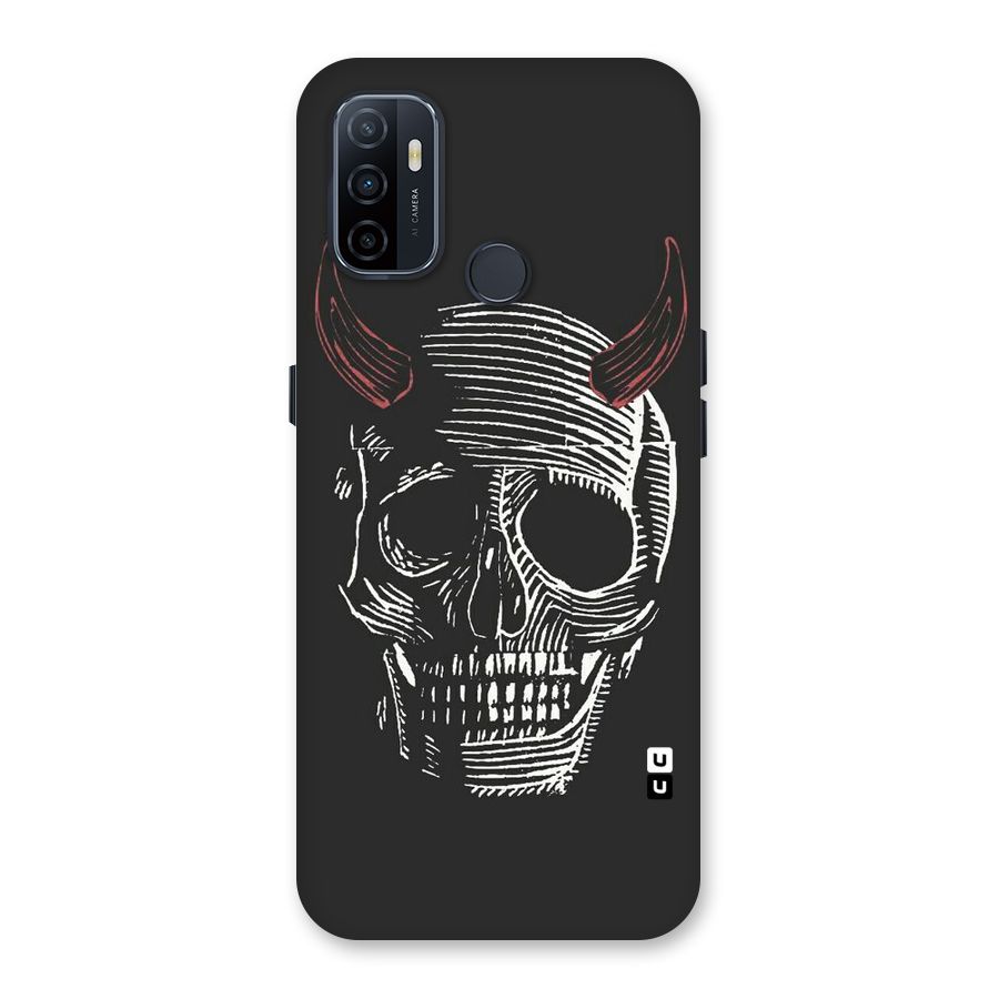 Spooky Face Back Case for Oppo A32