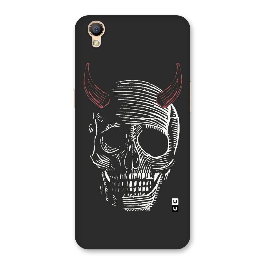 Spooky Face Back Case for Oppo A37