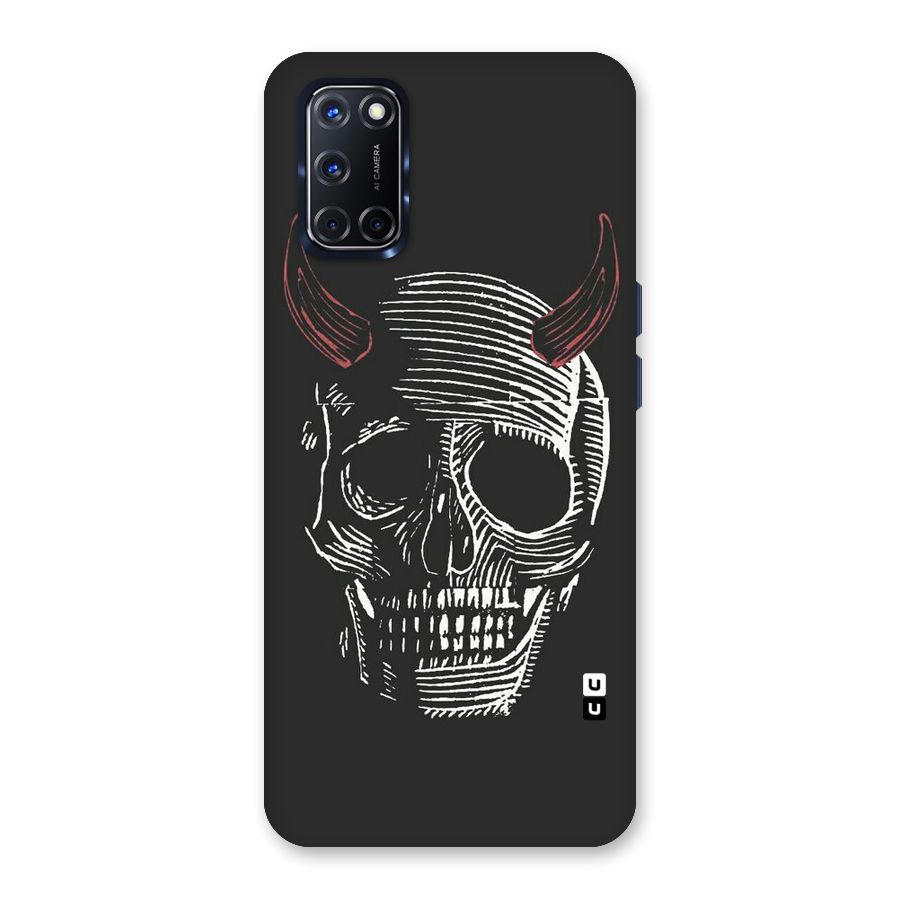 Spooky Face Back Case for Oppo A52
