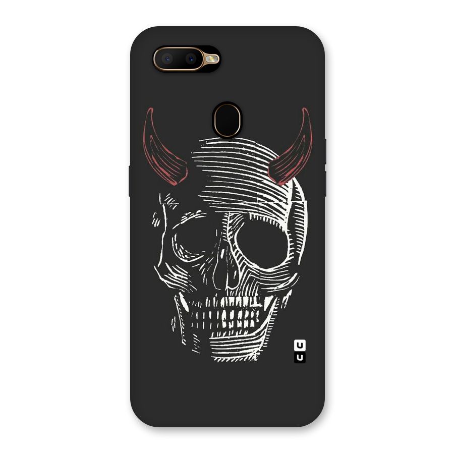 Spooky Face Back Case for Oppo A5s