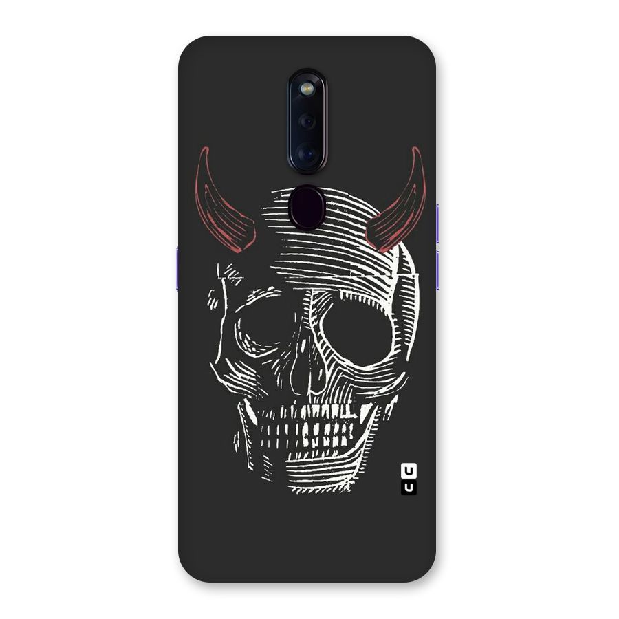 Spooky Face Back Case for Oppo F11 Pro