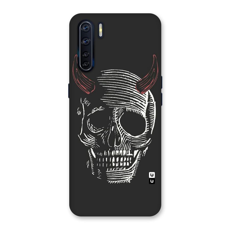 Spooky Face Back Case for Oppo F15