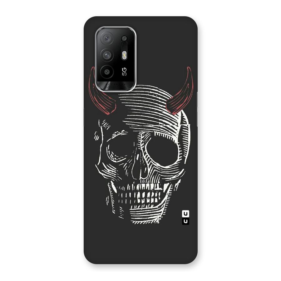 Spooky Face Back Case for Oppo F19 Pro Plus 5G