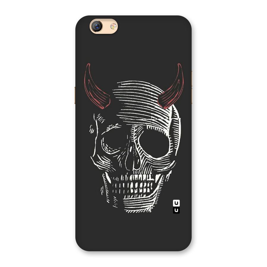 Spooky Face Back Case for Oppo F3 Plus