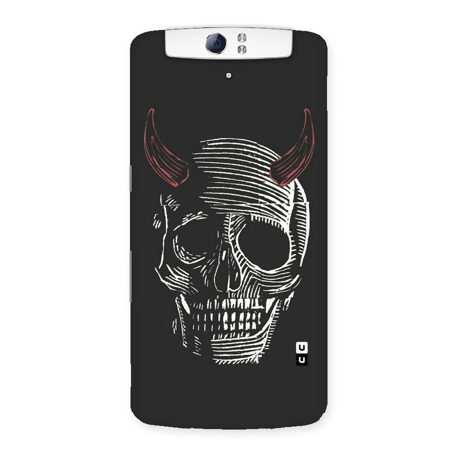 Spooky Face Back Case for Oppo N1