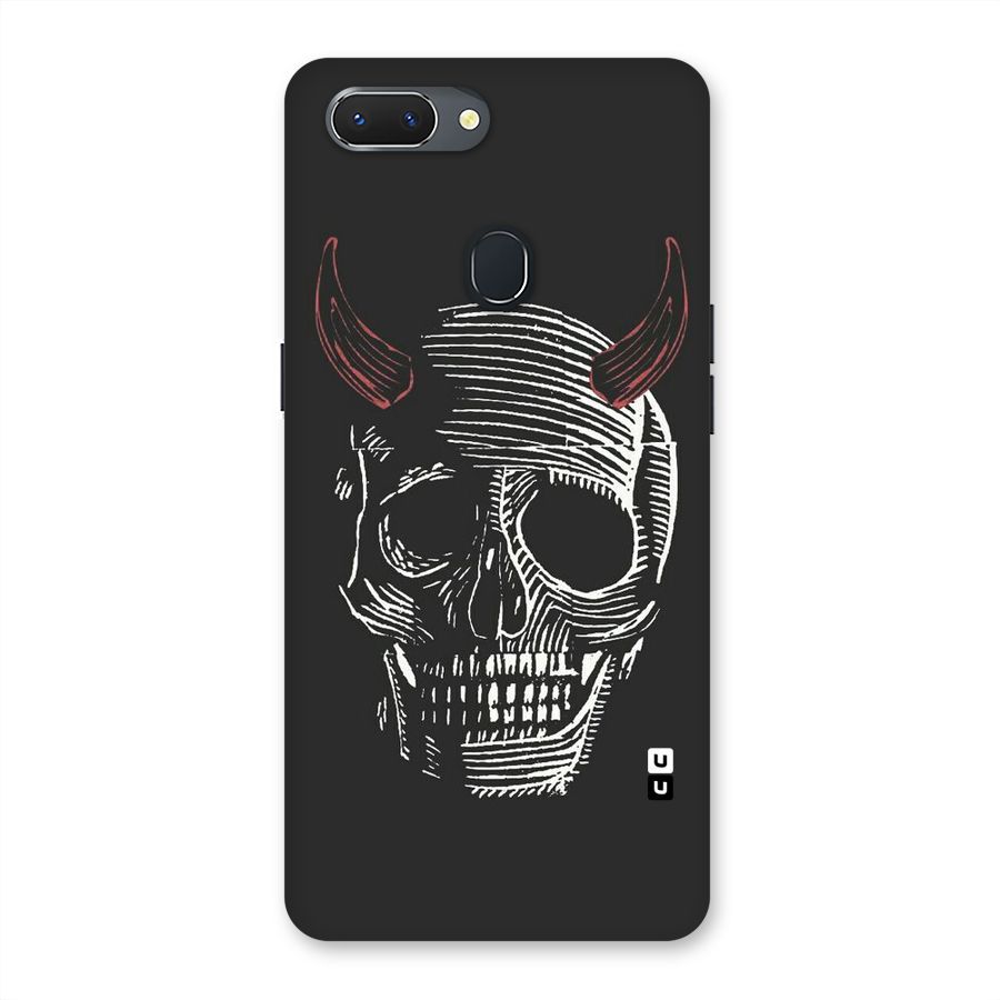 Spooky Face Back Case for Oppo Realme 2