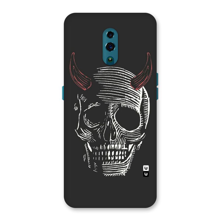 Spooky Face Back Case for Oppo Reno