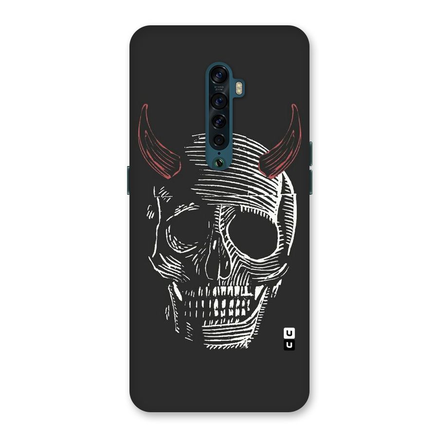 Spooky Face Back Case for Oppo Reno2