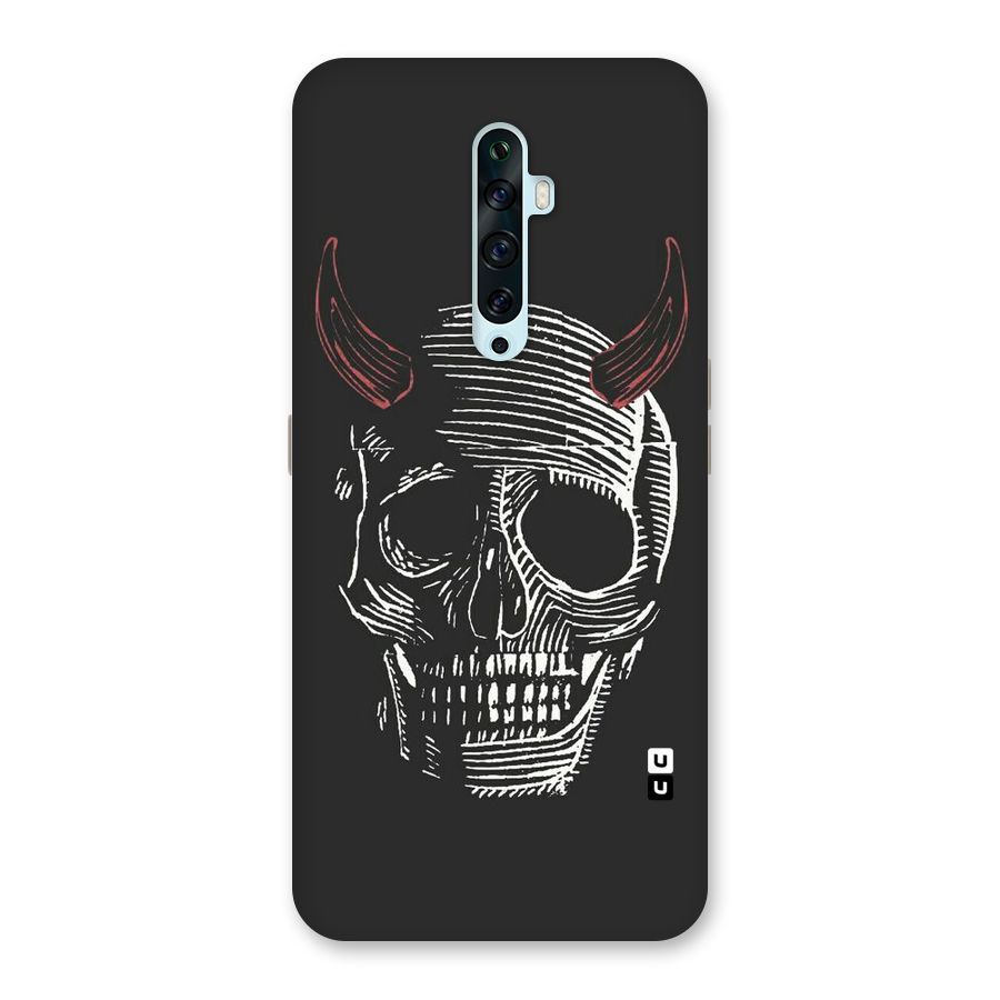 Spooky Face Back Case for Oppo Reno2 Z