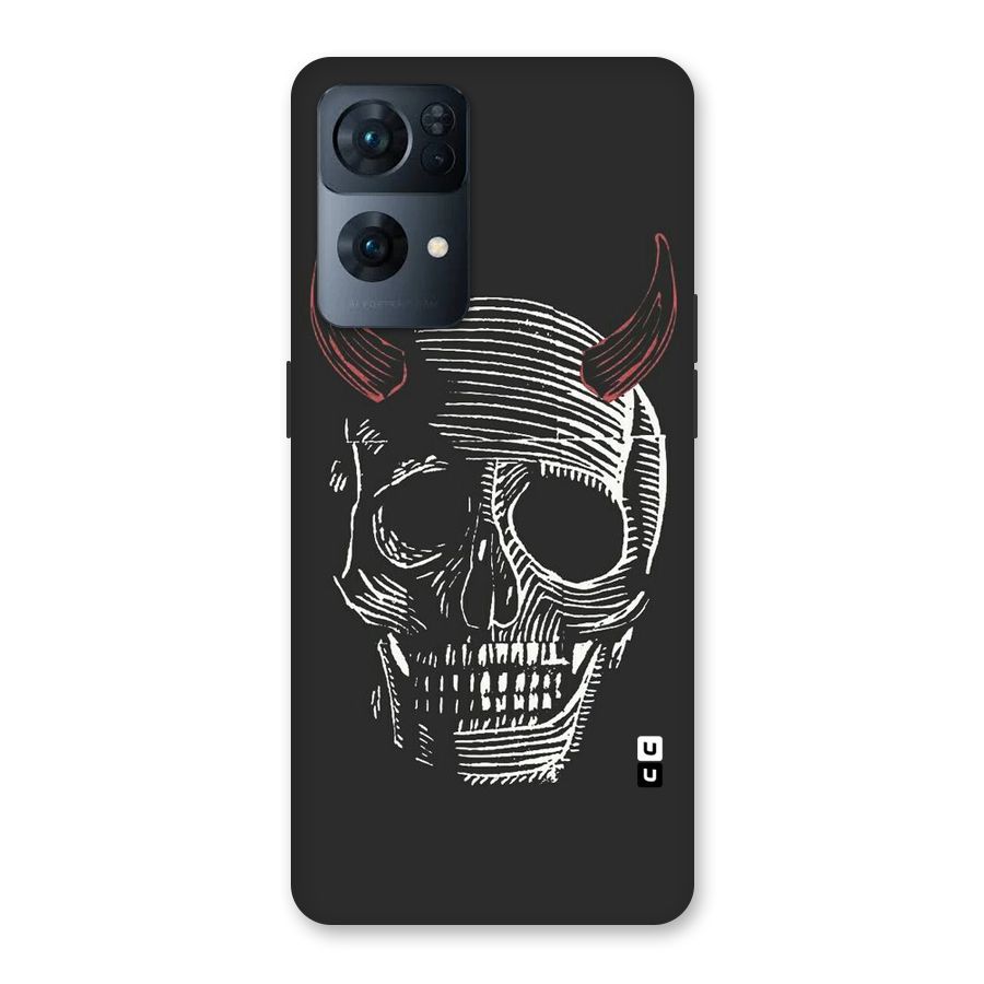 Spooky Face Back Case for Oppo Reno7 Pro 5G