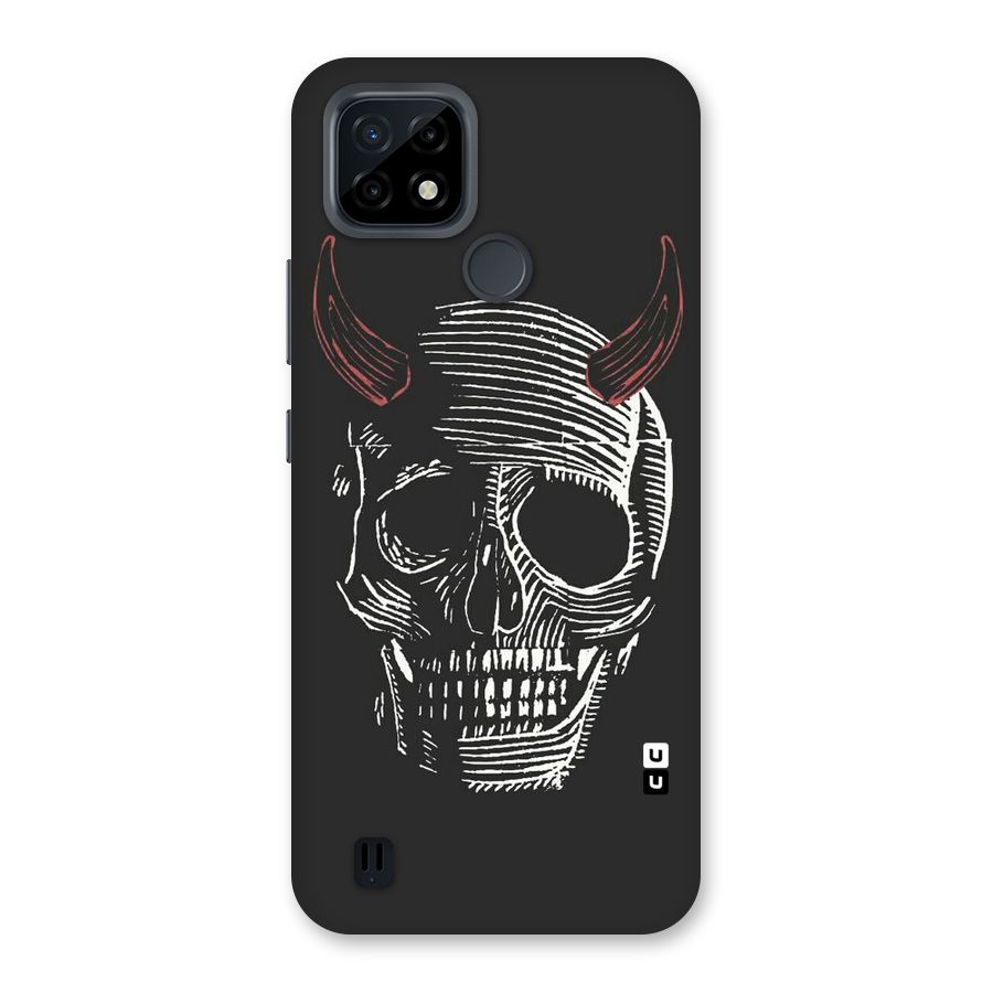 Spooky Face Back Case for Realme C21