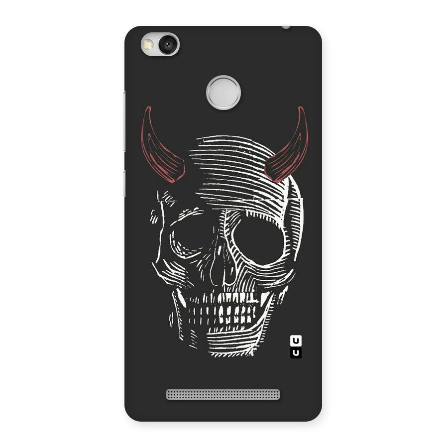 Spooky Face Back Case for Redmi 3S Prime