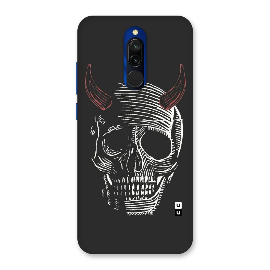Spooky Face Back Case for Redmi 8