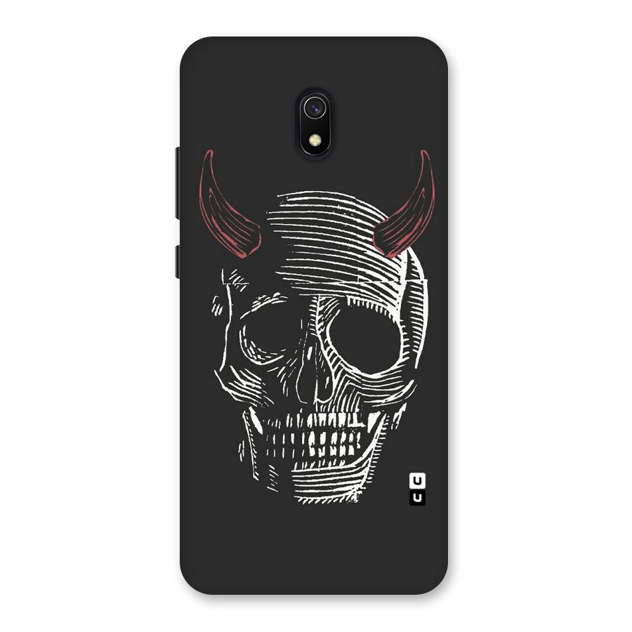 Spooky Face Back Case for Redmi 8A