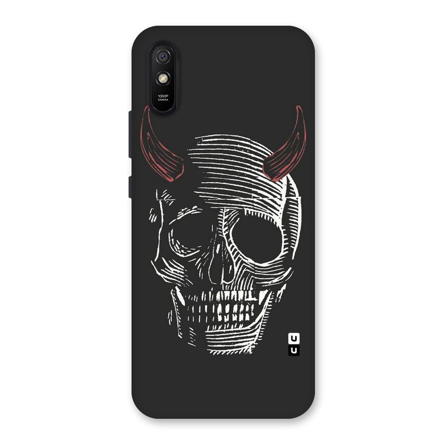 Spooky Face Back Case for Redmi 9A