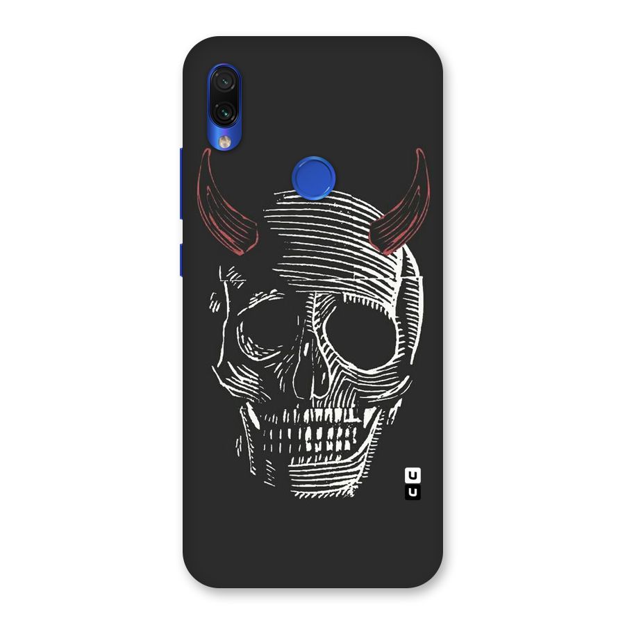 Spooky Face Back Case for Redmi Note 7S