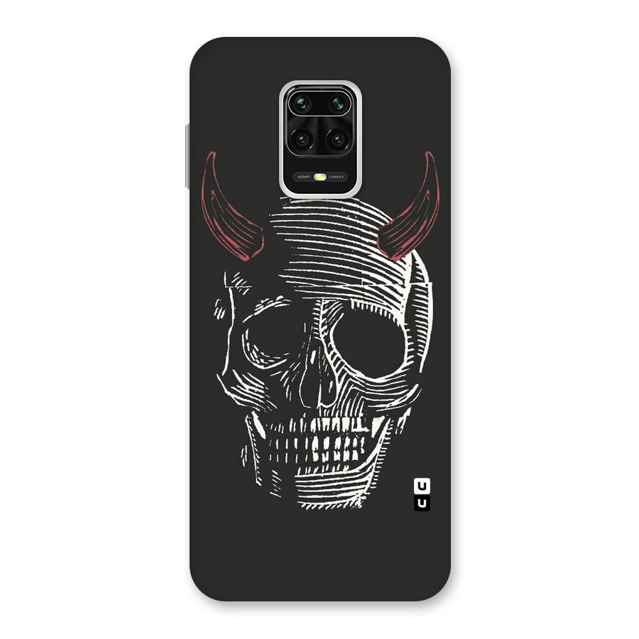 Spooky Face Back Case for Redmi Note 9 Pro