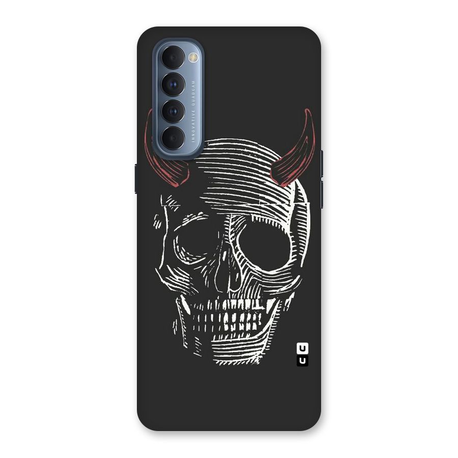 Spooky Face Back Case for Reno4 Pro