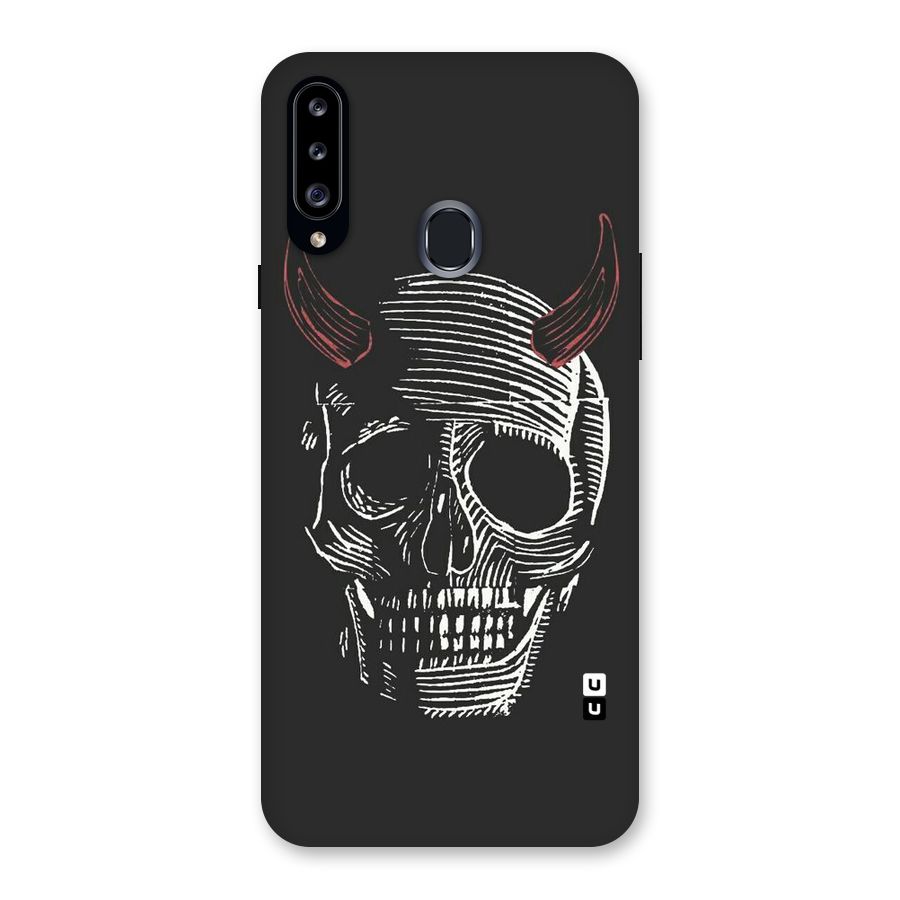 Spooky Face Back Case for Samsung Galaxy A20s