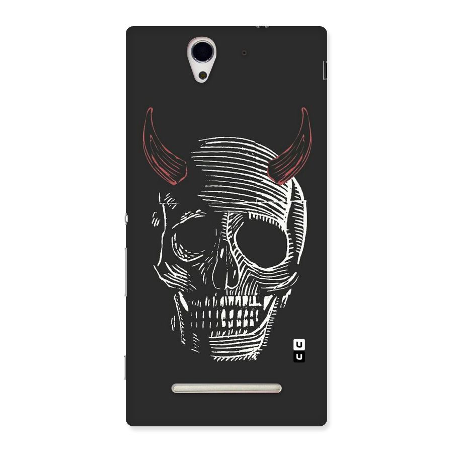 Spooky Face Back Case for Sony Xperia C3