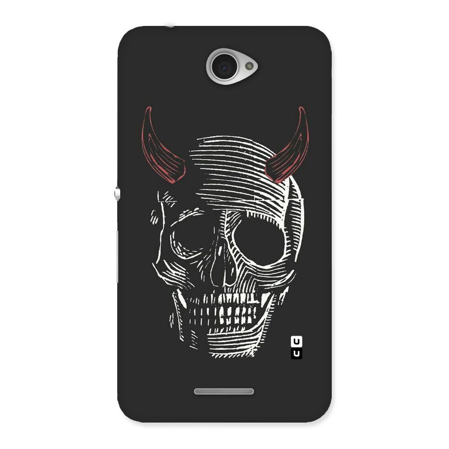 Spooky Face Back Case for Sony Xperia E4