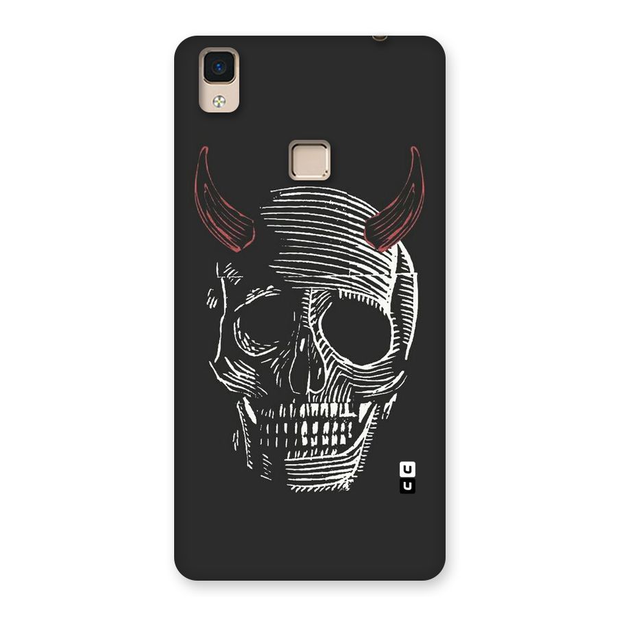 Spooky Face Back Case for V3 Max