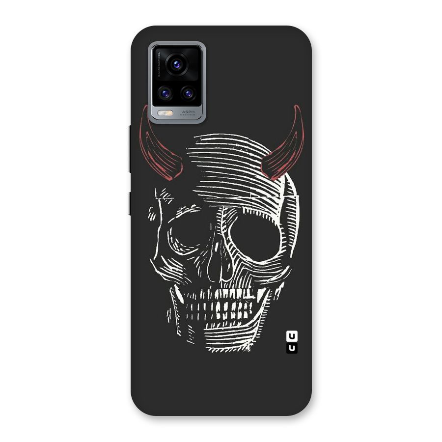 Spooky Face Back Case for Vivo V20
