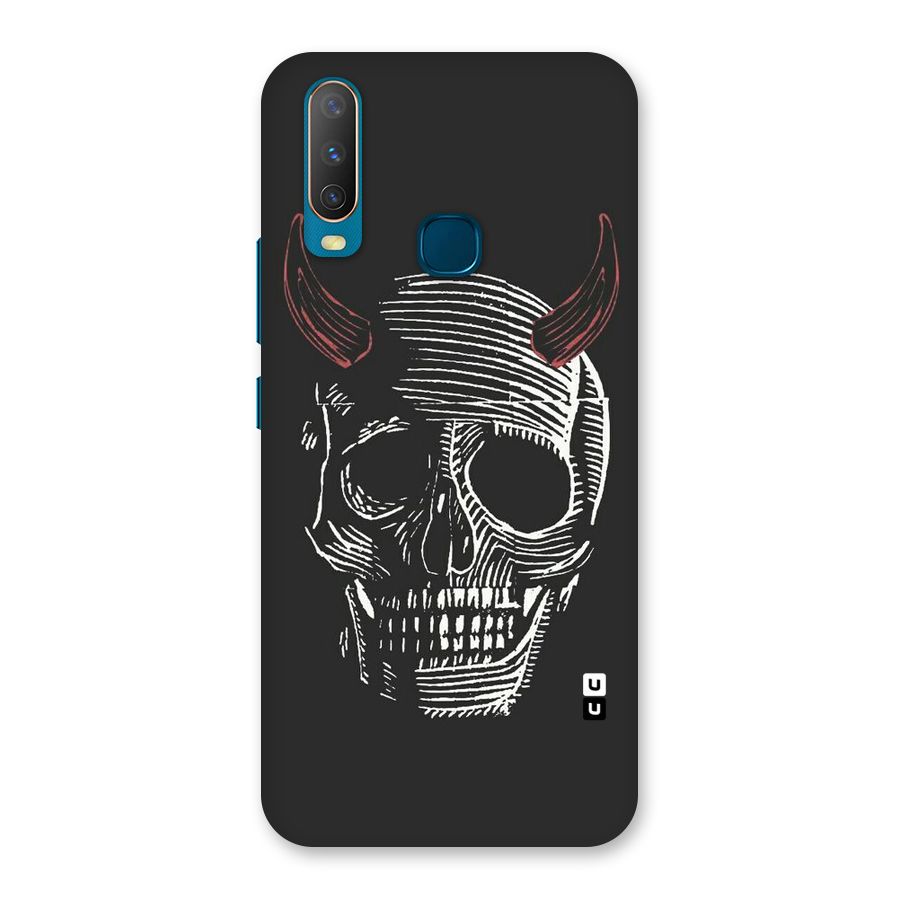 Spooky Face Back Case for Vivo Y17