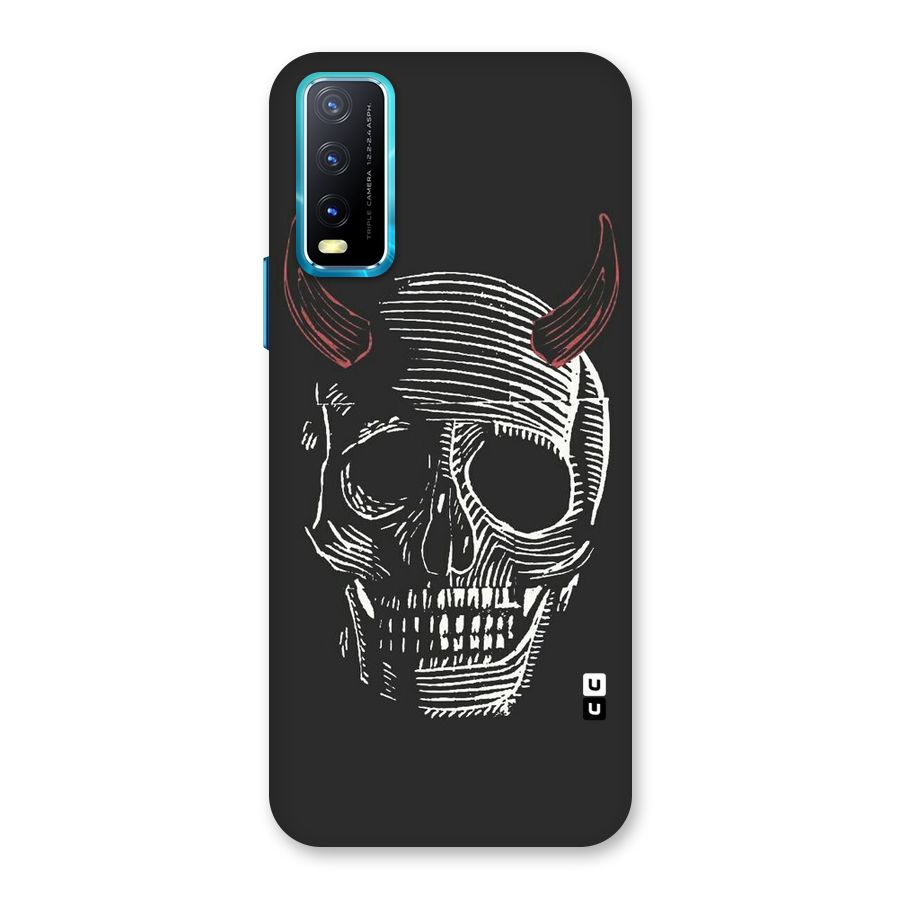 Spooky Face Back Case for Vivo Y20A
