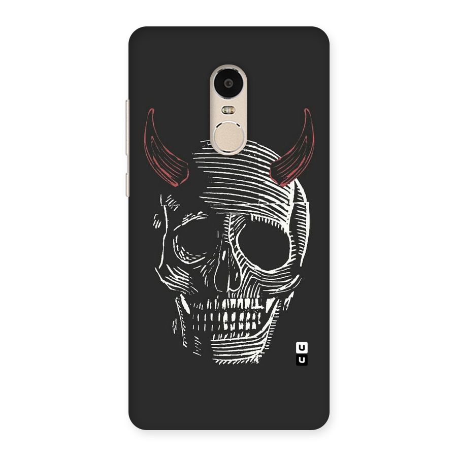 Spooky Face Back Case for Xiaomi Redmi Note 4