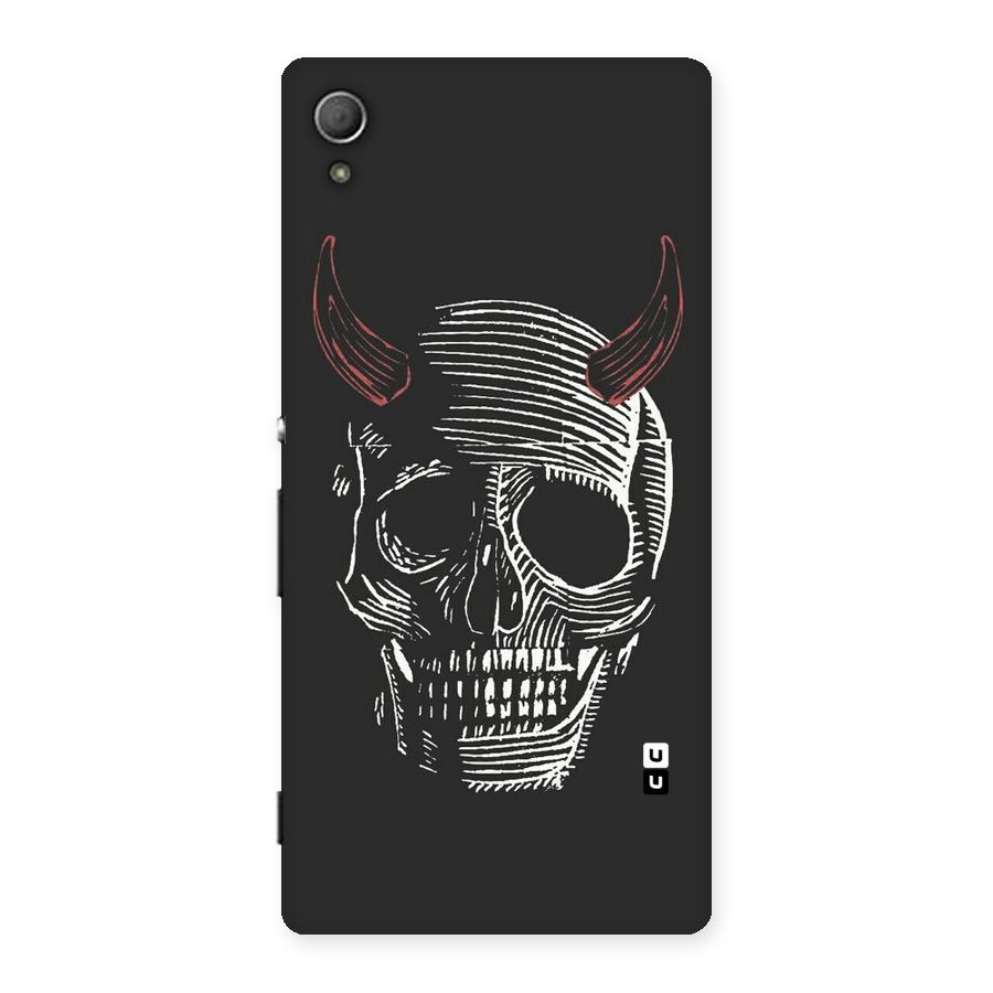 Spooky Face Back Case for Xperia Z4