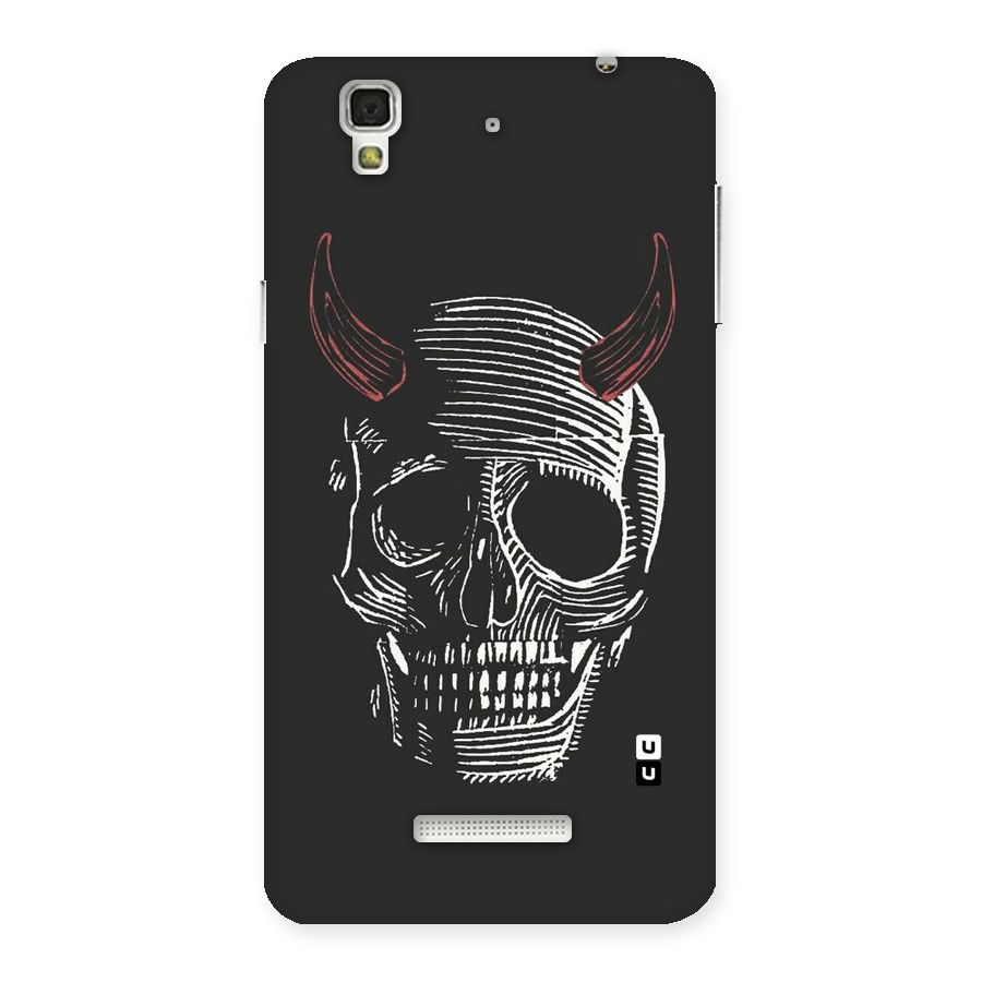 Spooky Face Back Case for YU Yureka Plus