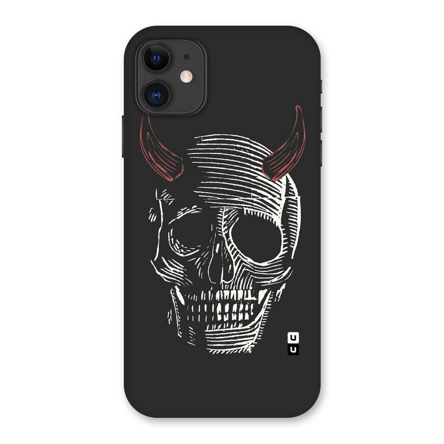 Spooky Face Back Case for iPhone 11