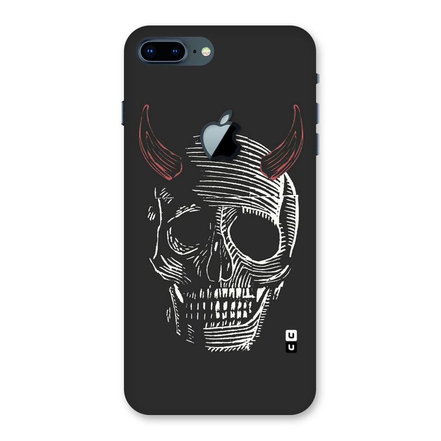 Spooky Face Back Case for iPhone 7 Plus Apple Cut