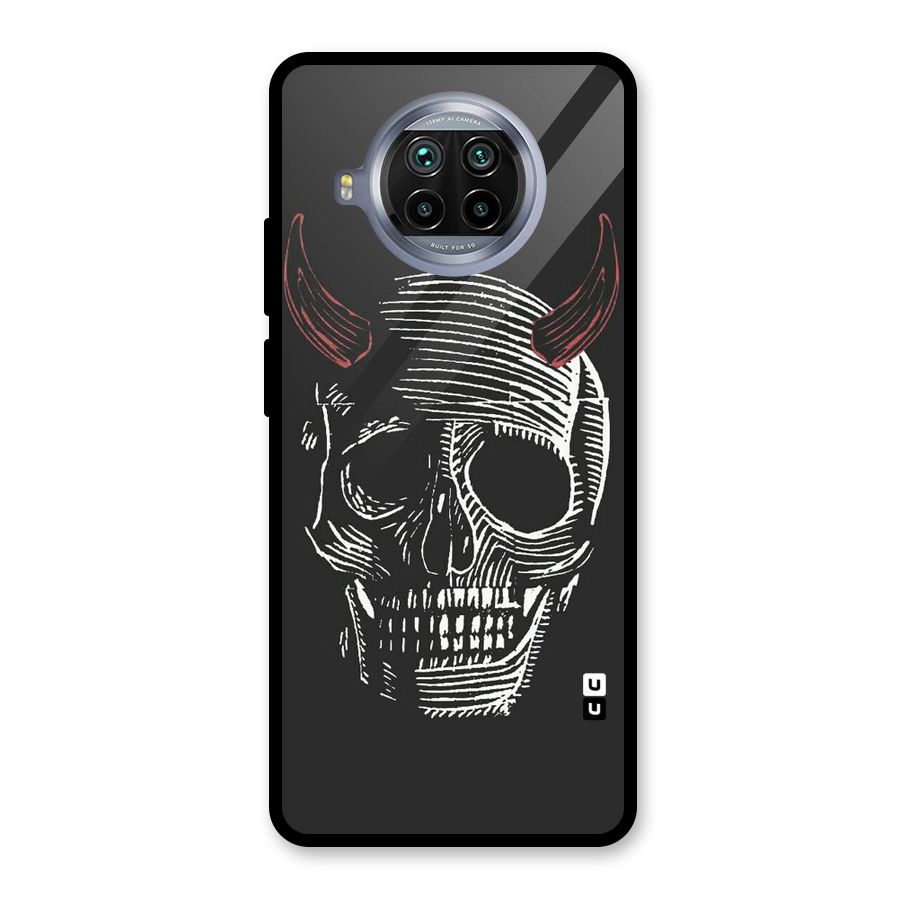 Spooky Face Glass Back Case for Mi 10i