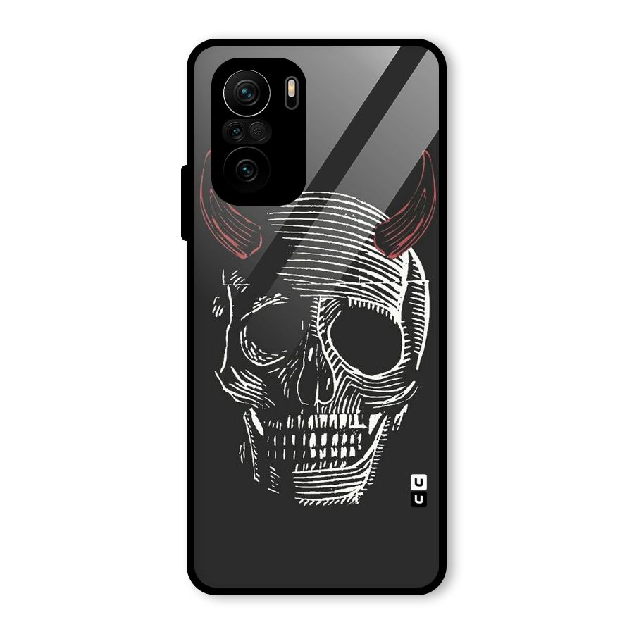 Spooky Face Glass Back Case for Mi 11X Pro